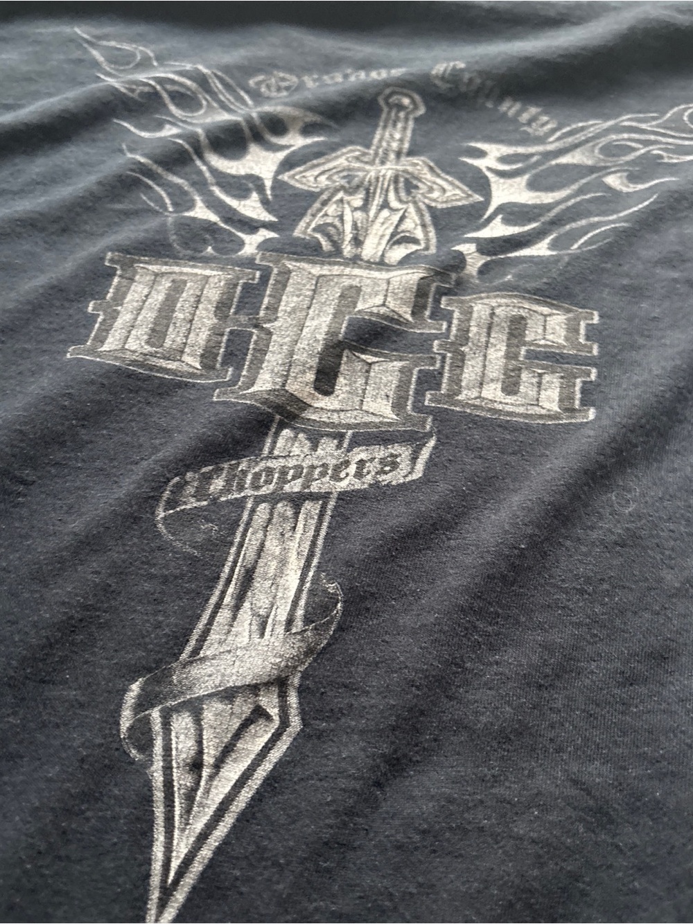 Vintage Y2K Orange County Choppers OCC XL Made USA Double Sided Biker T Shirt